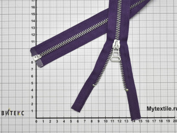 Молния разъёмная фиолетовая 72 см металл М2Р46