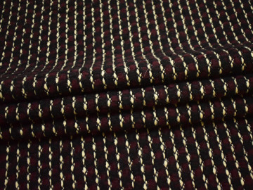 Пальтовая бордовая черная ткань шерсть полиэстер ГЖ257
