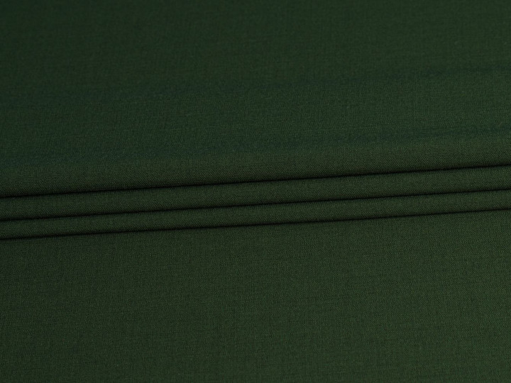 Плательная зеленая ткань БА1106