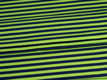 Трикотаж зеленый синий полоска АВ280