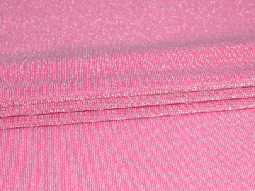 Сетка с люрексом розовая ГВ3147