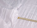 Рубашечная белая ткань купон полоска ЕБ5109
