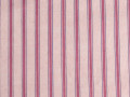 Рубашечная  розовая бордовая ткань полоска ЕВ3123