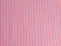 Рубашечная розовая белая ткань полоска ЕВ3117