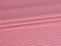 Рубашечная розовая белая ткань полоска ЕВ3121