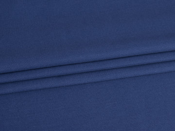 Плательная синяя ткань вискоза полиэстер БВ4136
