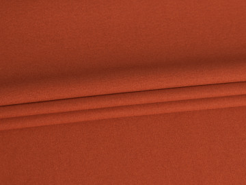 Плательная оранжевая ткань вискоза полиэстер БВ4149