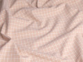 Рубашечная розовая ткань в клетку ЕБ5111