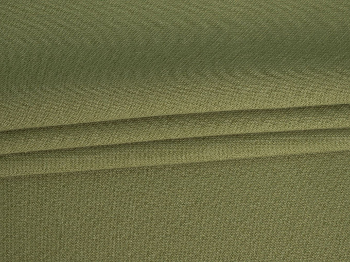 Костюмная ткань цвета хаки ДА572