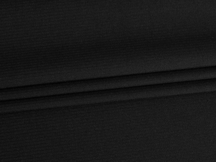 Костюмная черная ткань ДА574