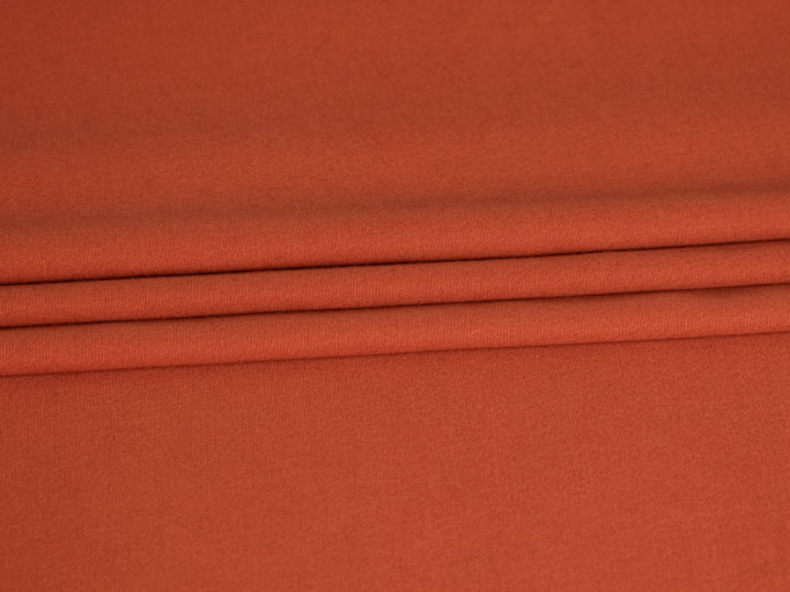 Плательная оранжевая ткань ВВ288