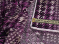 Трикотаж фиолетовый гусиные лапки АД597