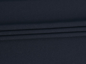 Плательная темно-синяя ткань БА3141