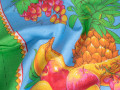 Лен купон 0,65 фрукты ананас ДЕ185