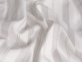 Рубашечная белая серая ткань полоска ЕБ4125