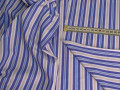 Рубашечная синяя ткань полоска ЕВ3133