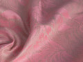Лен розовый серый цветы листья БВ5102