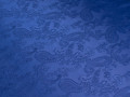 Подкладочная жаккардовая синяя ткань пейсли ГБ2232