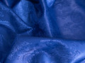 Подкладочная жаккардовая синяя ткань пейсли ГБ2232