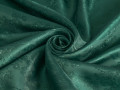Подкладочная жаккардовая зеленая ткань пейсли ГБ2239