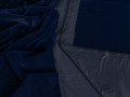 Курточная двусторонняя синяя ткань БЕ1157