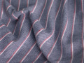 Рубашечная синяя ткань полоска ВГ4108