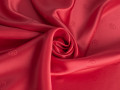 Подкладочная красная ткань цветы гео ГА1363