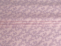 Лен розовый фиолетовый геометрия узор ЕА2181