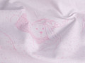 Лен розовый животные звезды ЕБ3201