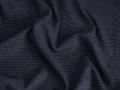 Костюмная синяя черная ткань ГД389