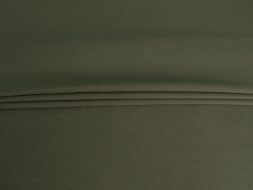 Плательная цвета хаки ткань ББ1152