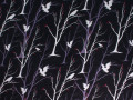 Штапель черный птицы деревья ЕВ2140