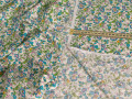 Штапель разноцветный цветочный узор ЕБ2182