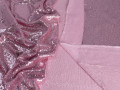 Сетка бруснично-розовая с пайетками ГБ5134