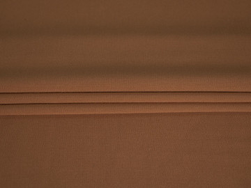 Костюмная стрейч коричневая ткань ВД4120