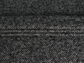 Пальтовая серая черная ткань зигзаг ГЁ185