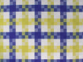 Костюмная ткань салатовая синяя геометрия клетка ВВ498
