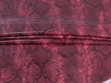 Курточная коричневая ткань рептилия БЕ3148