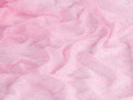 Гипюр розовый цветы листья БВ5135