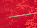 Китайский шёлк красный цветы ГВ4143