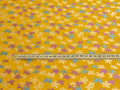 Китайский шёлк жёлтый цветочный узор ГВ4149
