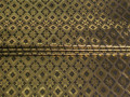 Парча золотая черная геометрический узор ГВ3190