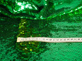 Сетка зеленая с двусторонними пайетками ГВ696