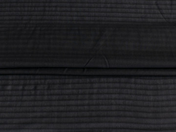 Плательная черная фактурная ткань БВ2172