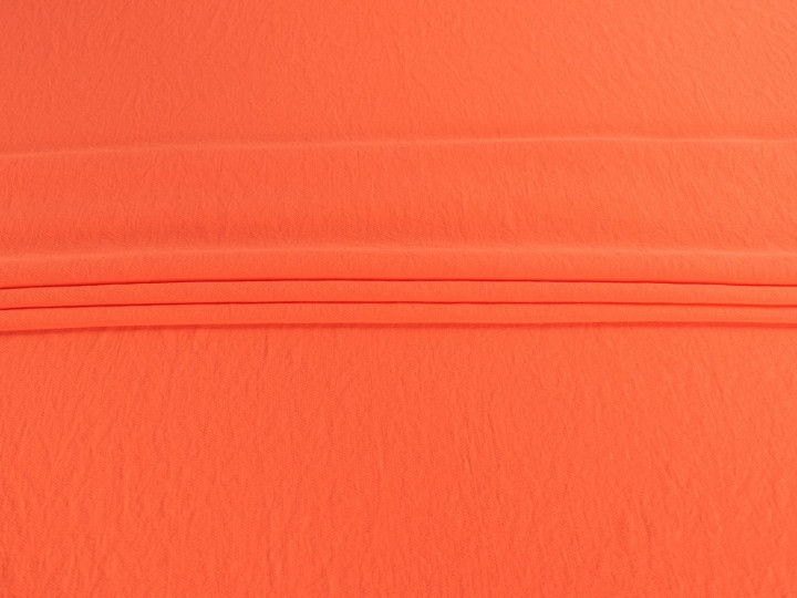 Плательная оранжевая ткань ББ692
