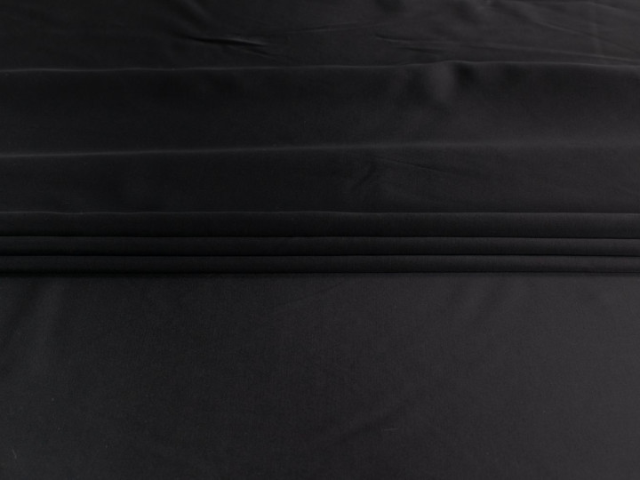 Плательная черная ткань ВВ181