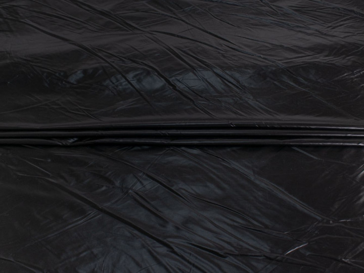 Курточная черная ткань БЕ2181
