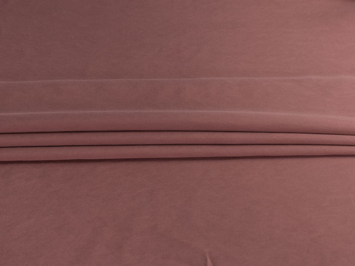 Плательная розово-брусничная ткань БД4110