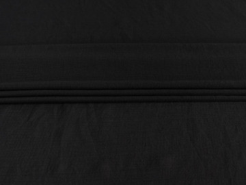 Плательная черная ткань БА6102