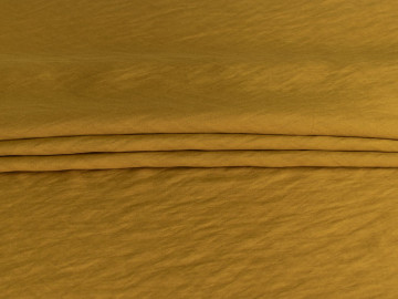 Плательная горчичная ткань БД694